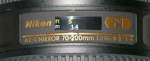 AF-S NIKKOR 70-200mm f/2.8G ED VR II