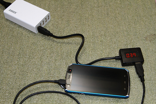USB 電圧・電流チェッカー