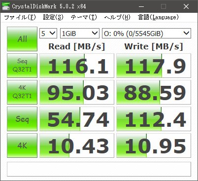 1000Base-T ベンチマーク結果