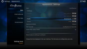 OSMC Config Appearance Skin